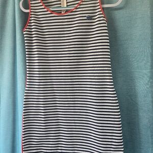 Lacoste Striped Dress Vintage 80s